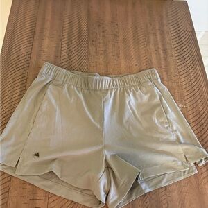 Adidas Women's Beige Athletic Shorts